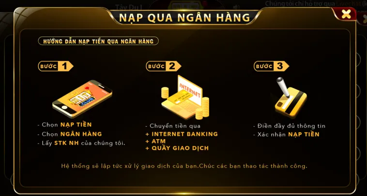 Hướng Dẫn Nạp Tiền HitClub Qua Ngân Hàng Chi Tiết Cho Hội Viên Mới Với Ưu Đãi Khủng