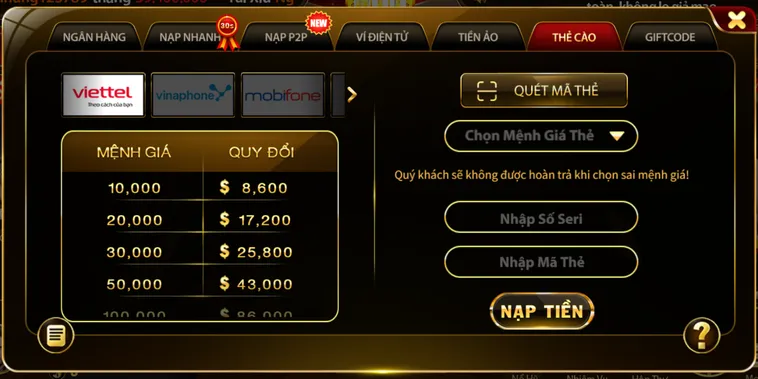 Hướng Dẫn Nạp Tiền HitClub Chi Tiết Cho Hội Viên Mới Với Ưu Đãi Khủng