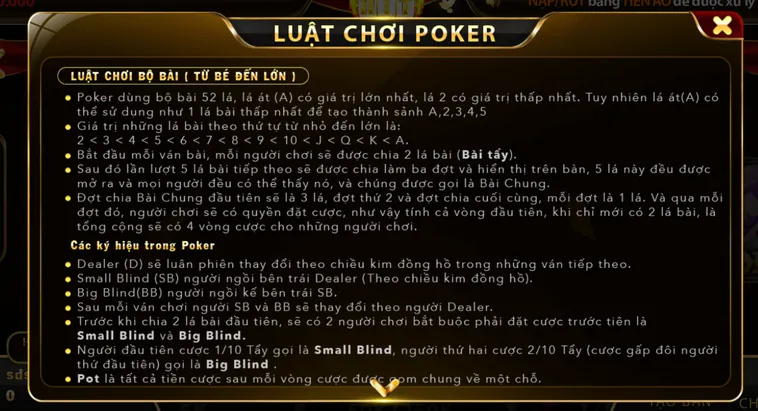 Poker Tại HitClub Trải Nghiệm Đỉnh Cao Với Hệ Thống Cược Siêu Hấp Dẫn Dành Cho Game Thủ