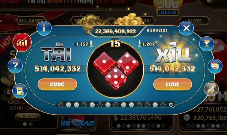 Chinh Phục Casino Tài Xỉu Tại HitClub Với Phần Thưởng Khổng Lồ