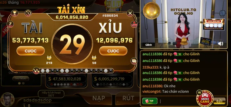 Chinh Phục Cảnh Giới Tài Xỉu Livestream Tại HitClub Đỉnh Cao